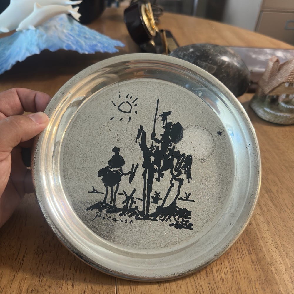 1972 Geo. Washington Mint / Limited Edition Picasso Solid Sterling Silver Plate